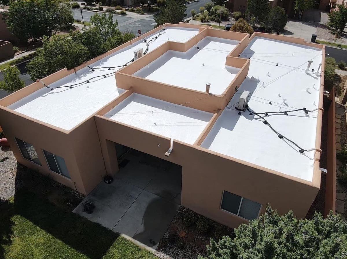 Flat / TPO roof installed by Paramount Roofing